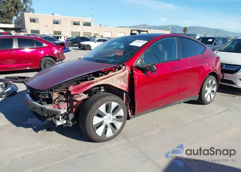 2024 Tesla Model Y Long Range Dual Motor All-Wheel Drive from USA, damaged, VIN 7SAYGDEE4RF066207